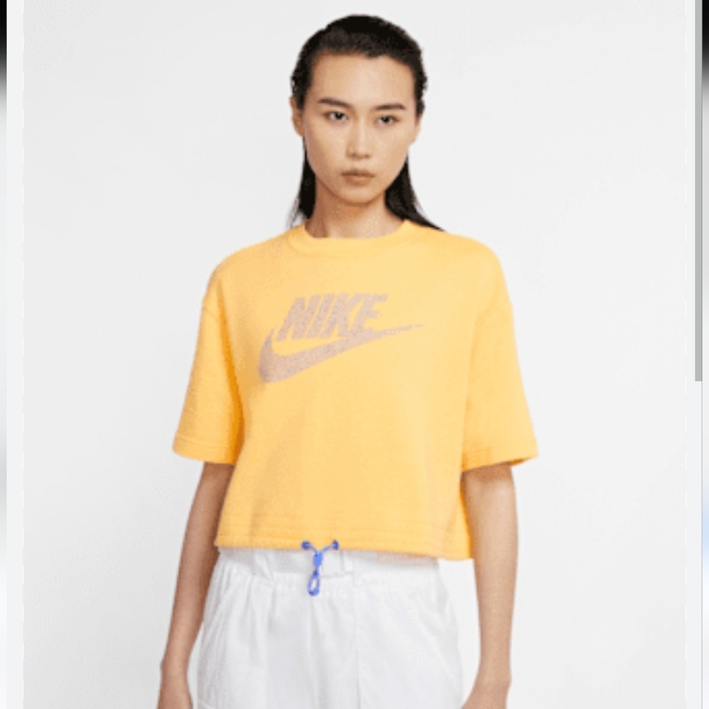 Nike Cropped Sweatshirt Top - Picture 11 of 11